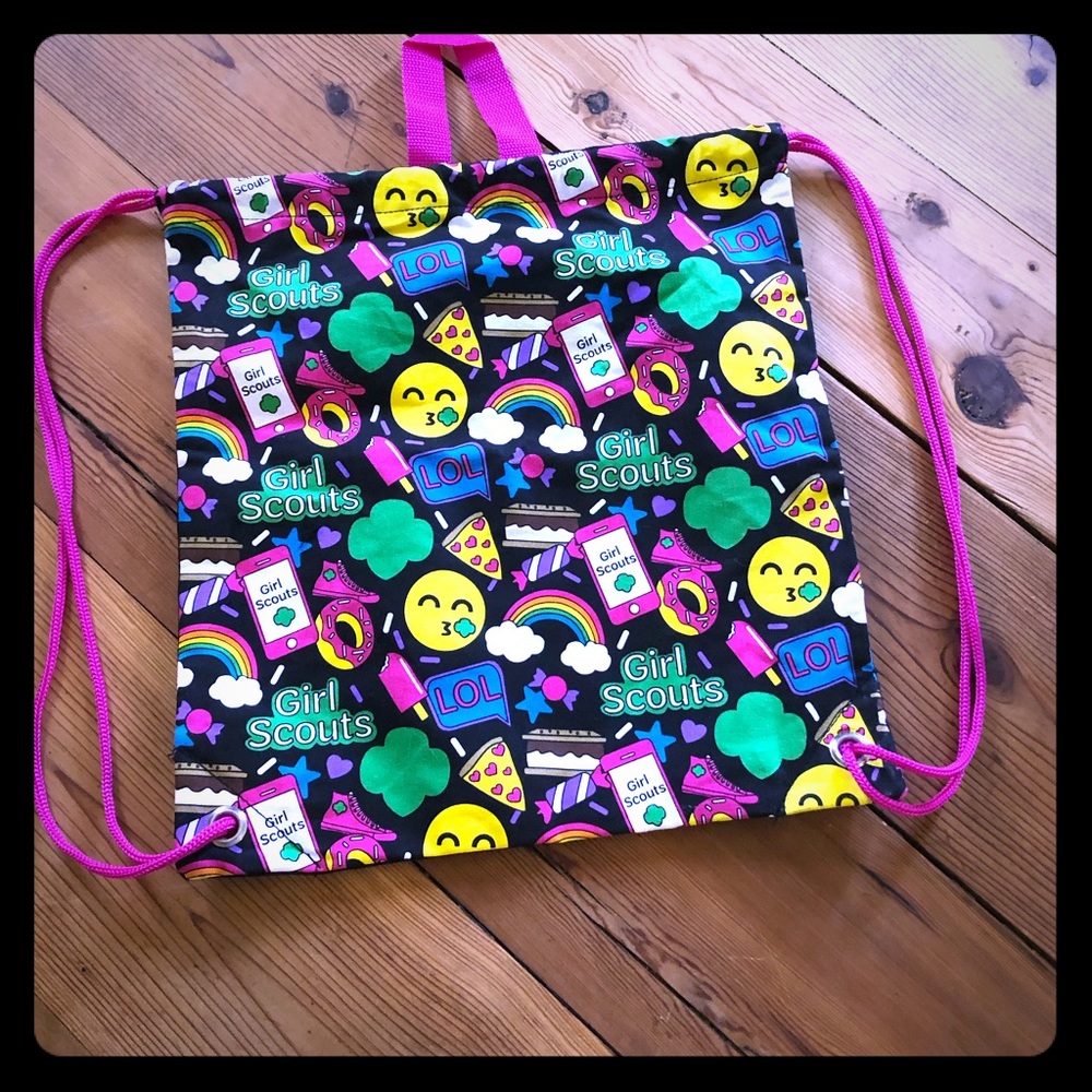 Girl Scout drawstring bag! Never Used! Girlscouts